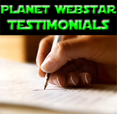 Planet WebStar testimonials for Custom Web Design, Graphic Design, and more
